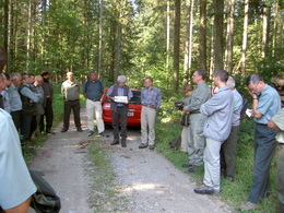 Prof.Spork začína svoju prezentáciu