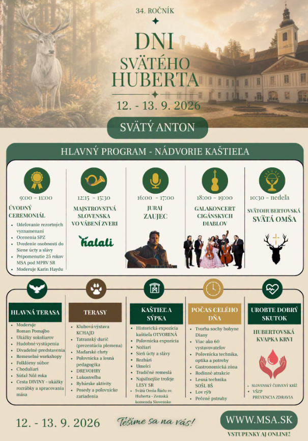 plagát_dni_sv.Huberta