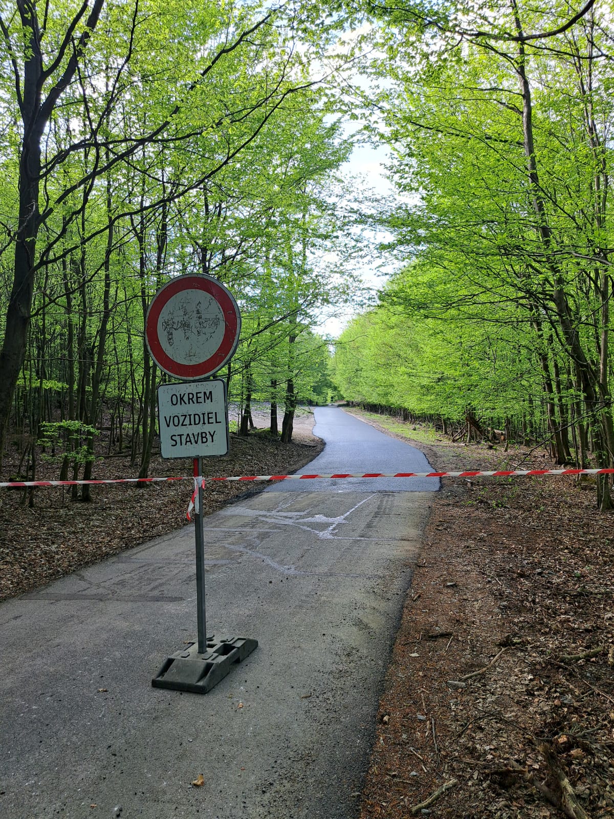 Oprava asfaltového povrchu na modrej cyklotrase č. 2002 v lokalite Salaš