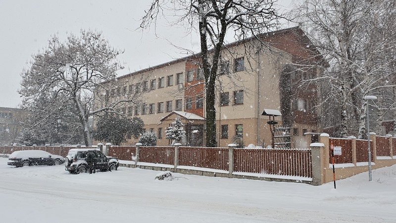 Obrázok Budova ústredia v zime