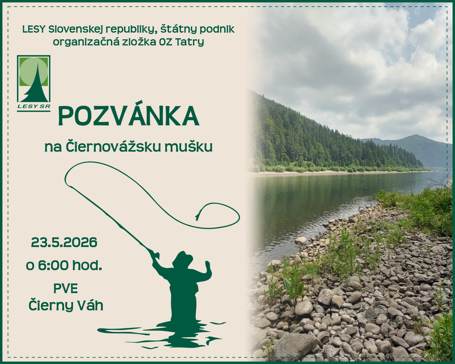Pozvánka Čiernovážska muška