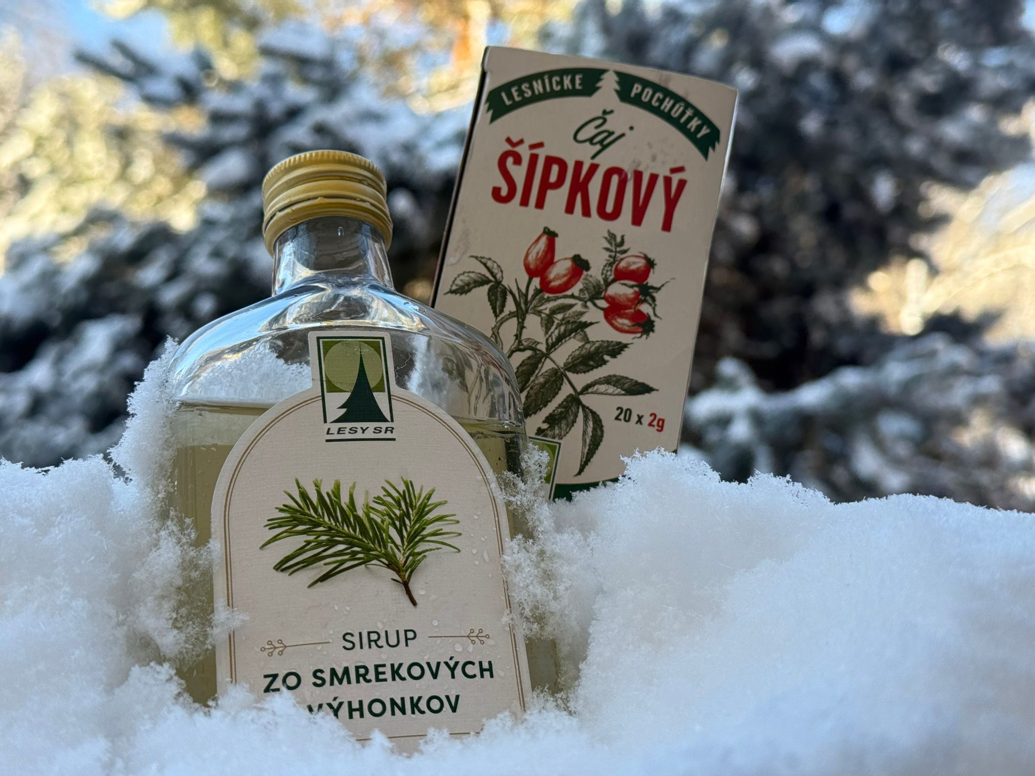 Lesnícke pochúťky_ sirup