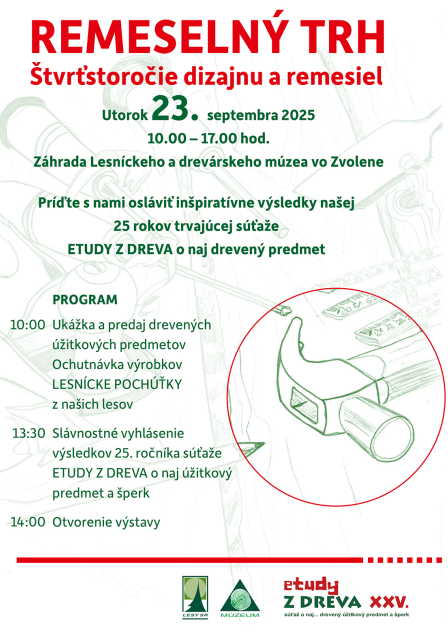 etudy z dreva 2025 1 | WebJET CMS Pozvánka na remeselný trh