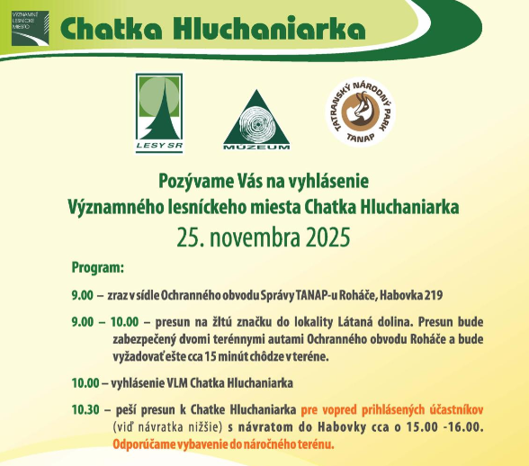 Pozvánka na vyhlásenie VLM