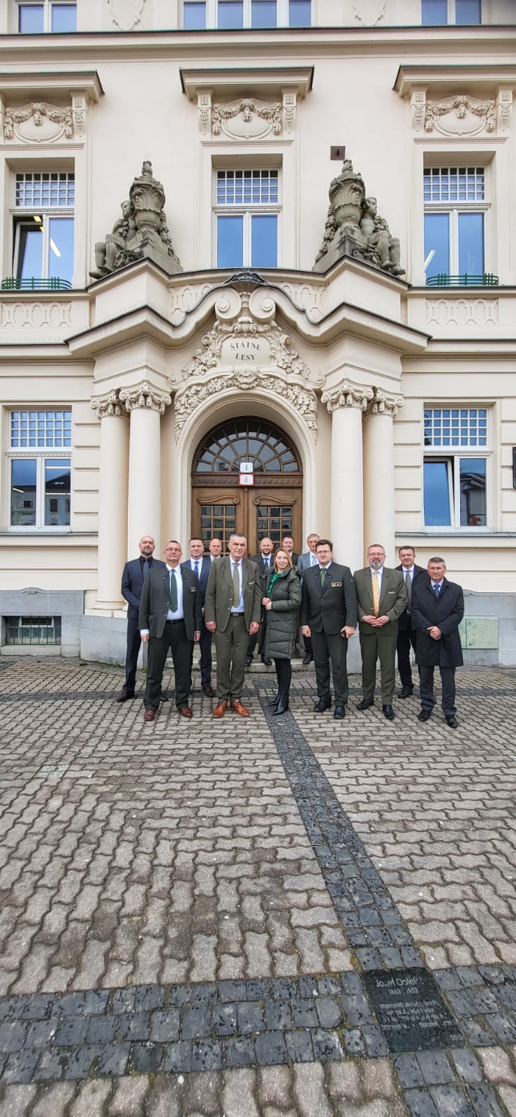 návšteva chorvátskych lesníkov návšteva chorvátskych lesníkov