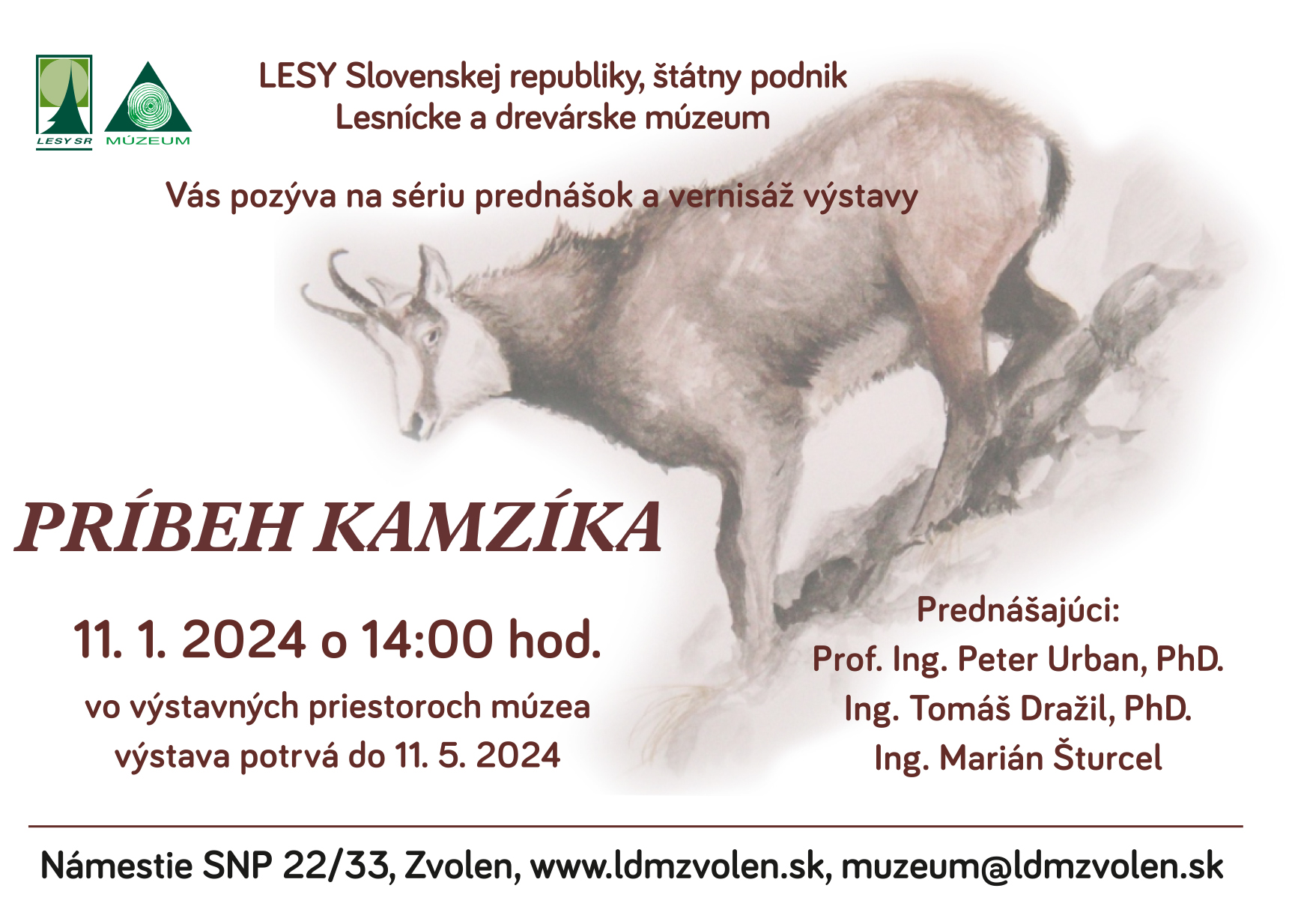 výstava Príbeh kamzíka výstava Príbeh kamzíka