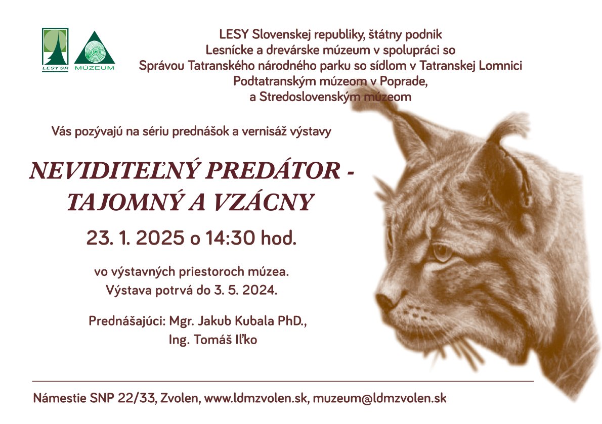 pozvánka na vernisáž výstavy rys