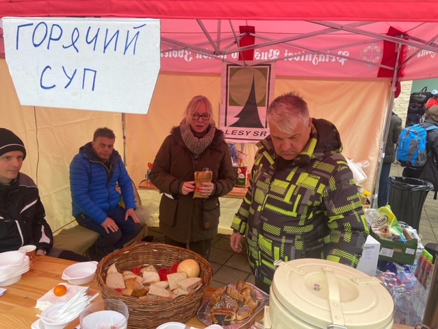stánok LESY SR pri ukrajinskej hranici