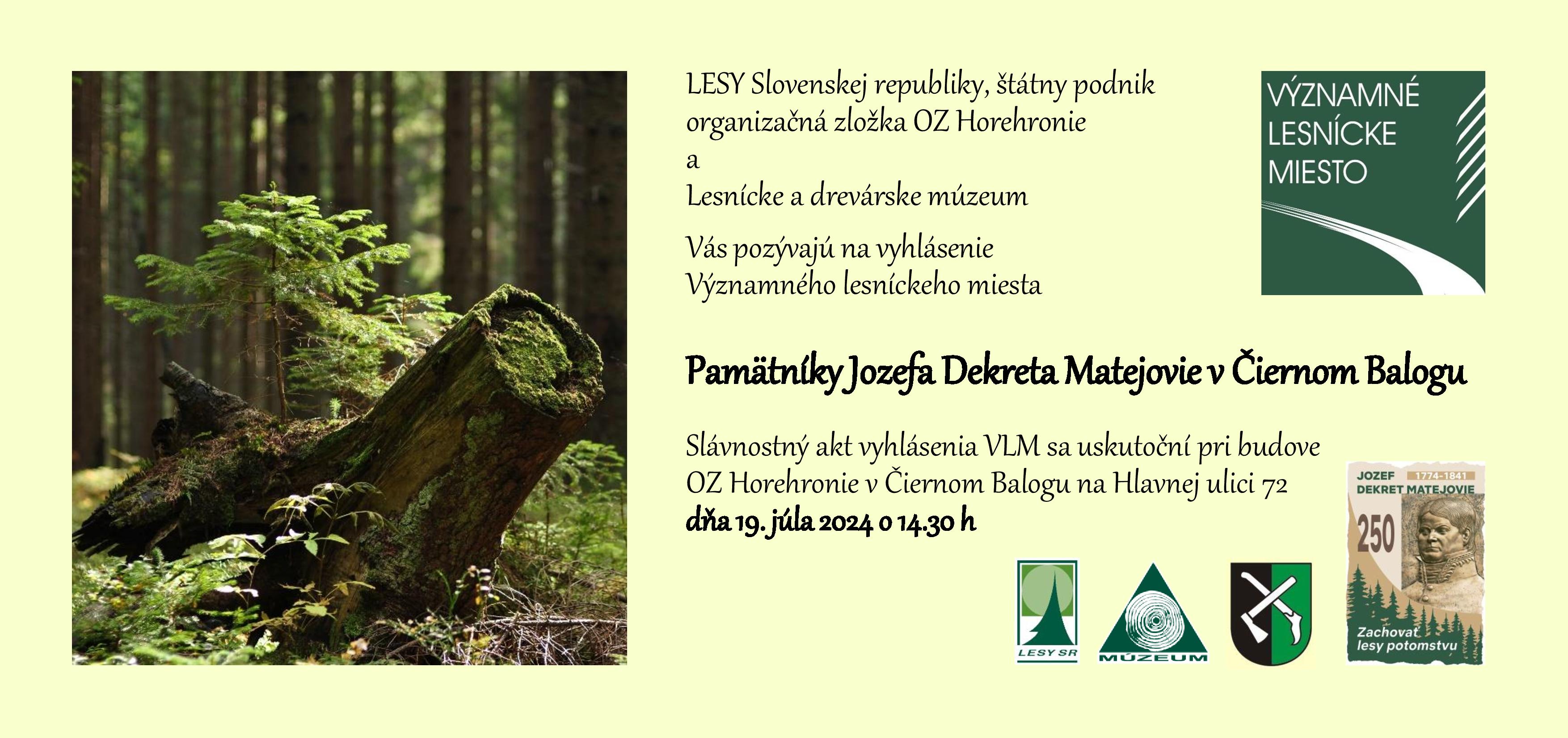 pozvánka VLM Čierny Balog