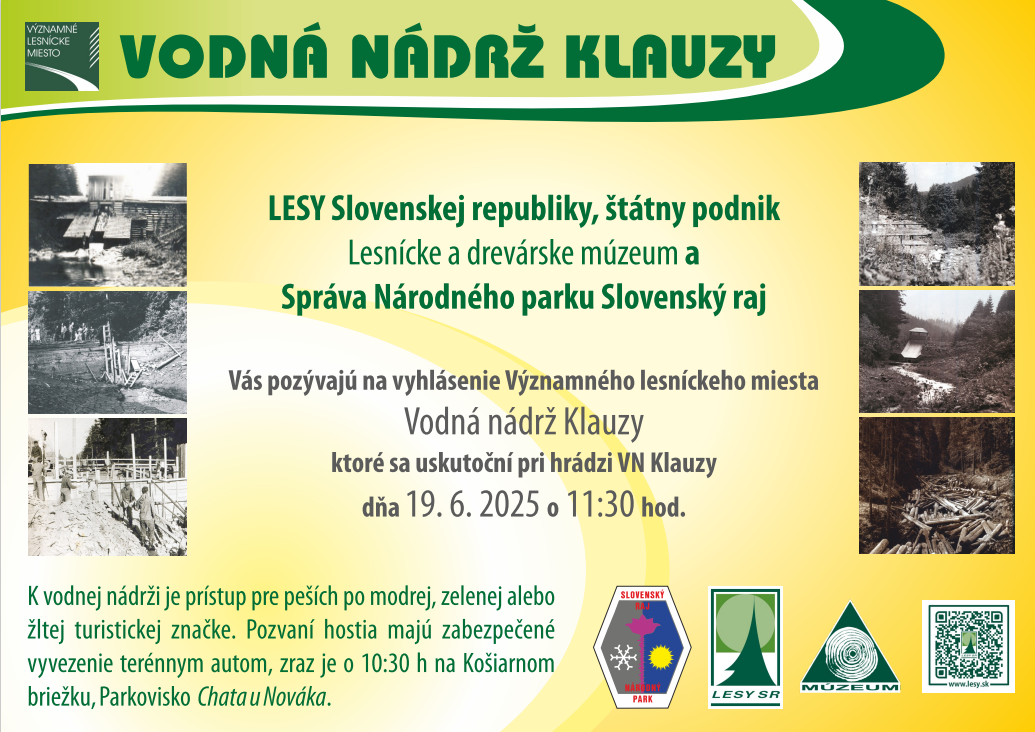 Vodná nádrž Klauzy - pozvánka 