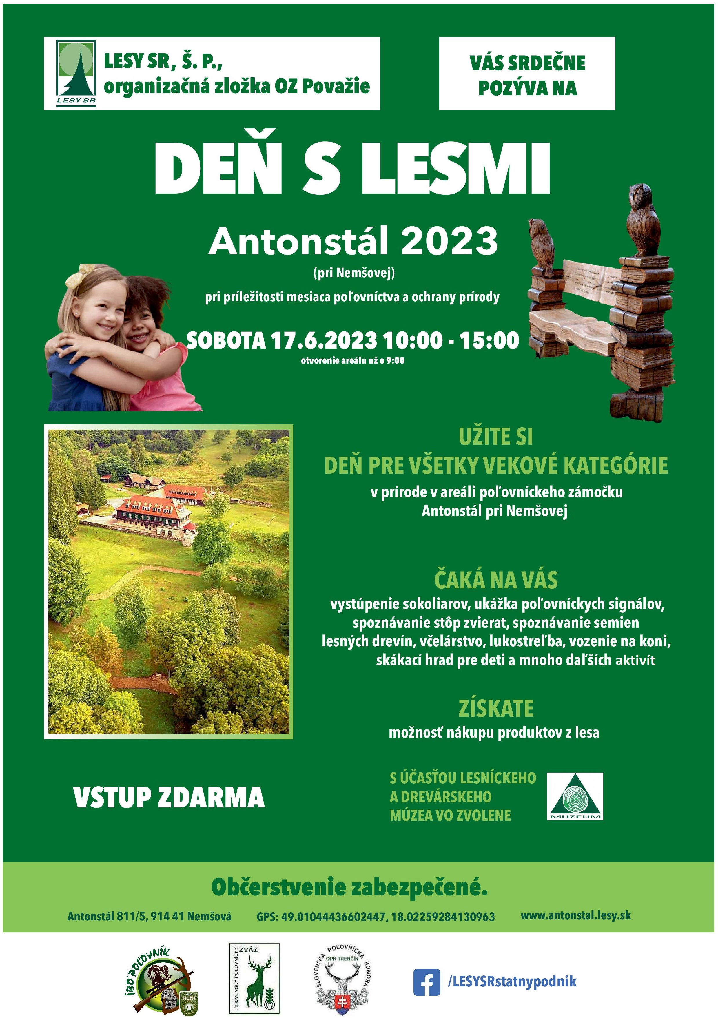 plagát Deň s LESMI