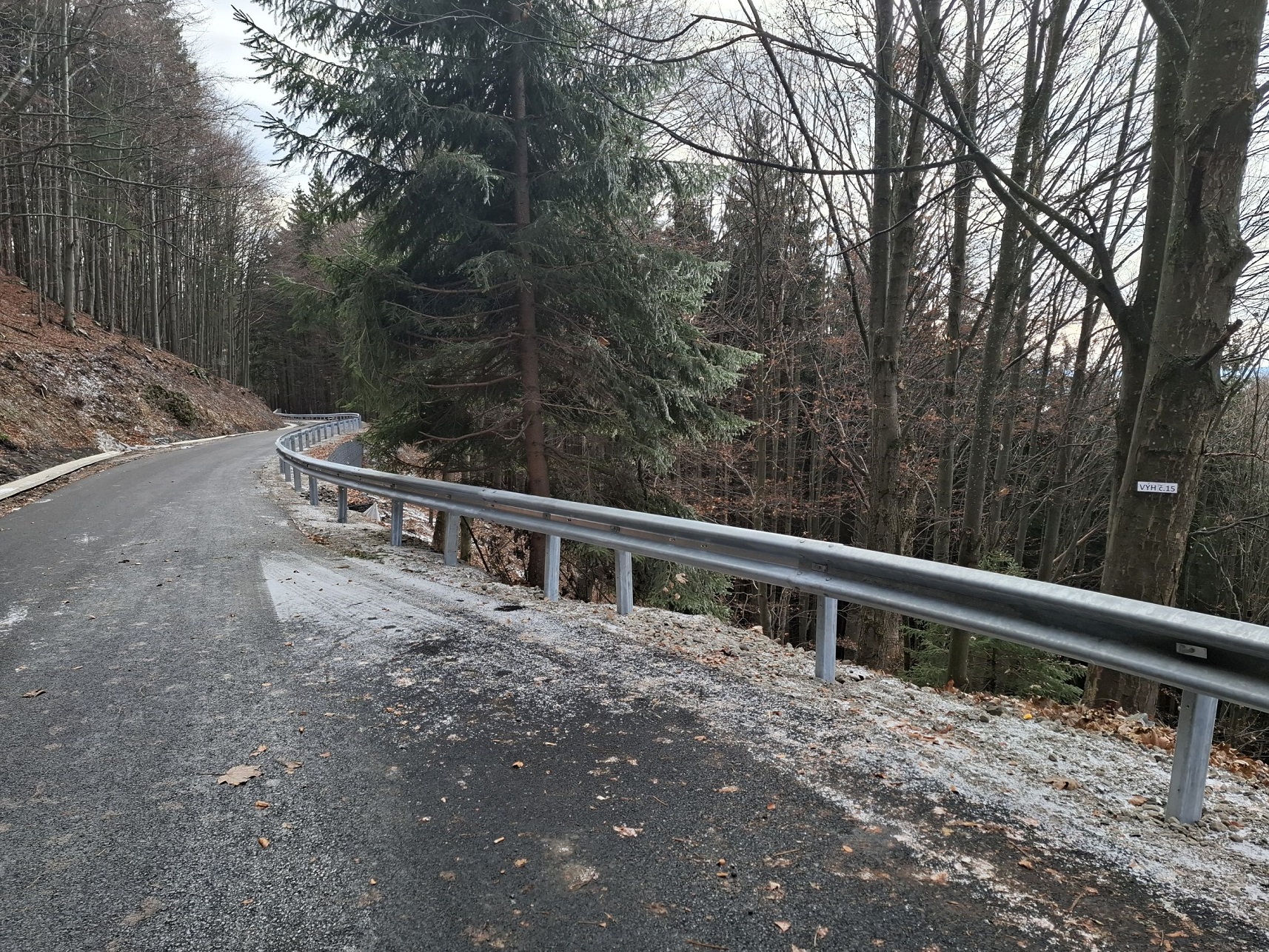 lesná cesta Poľana 12/2024 lesná cesta Poľana 12/2024