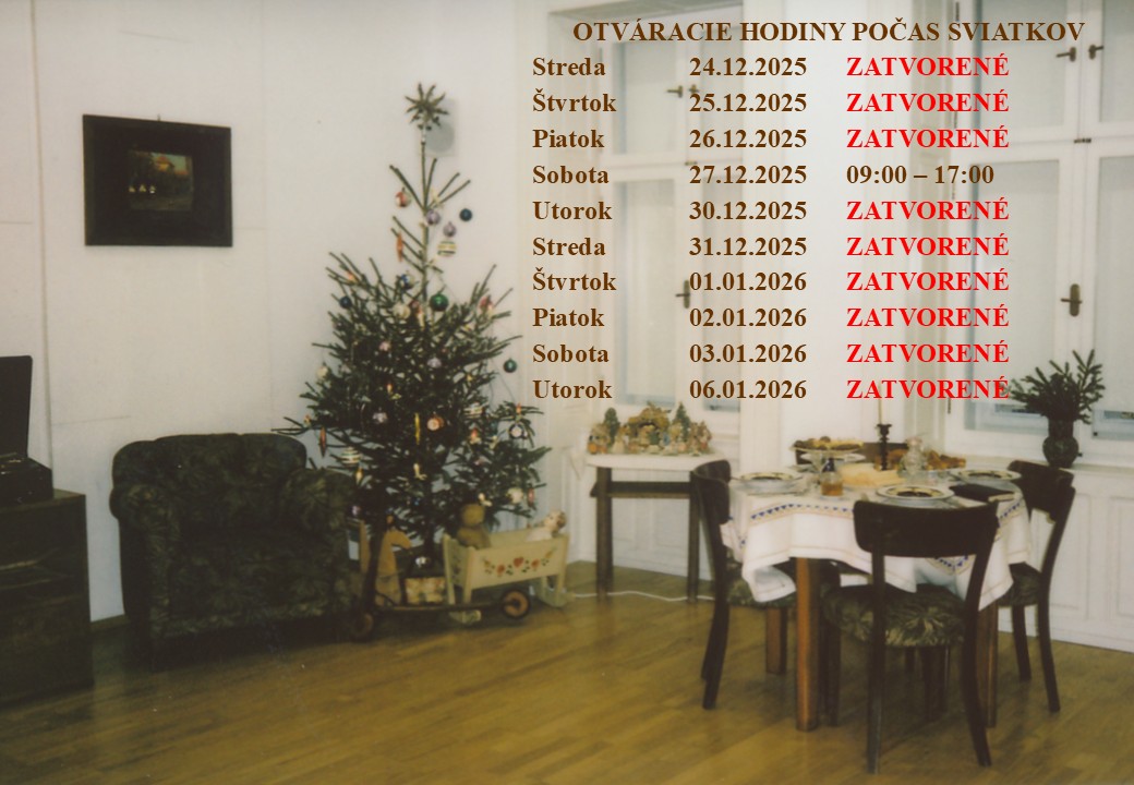 Otváracie hodiny počas sviatkov