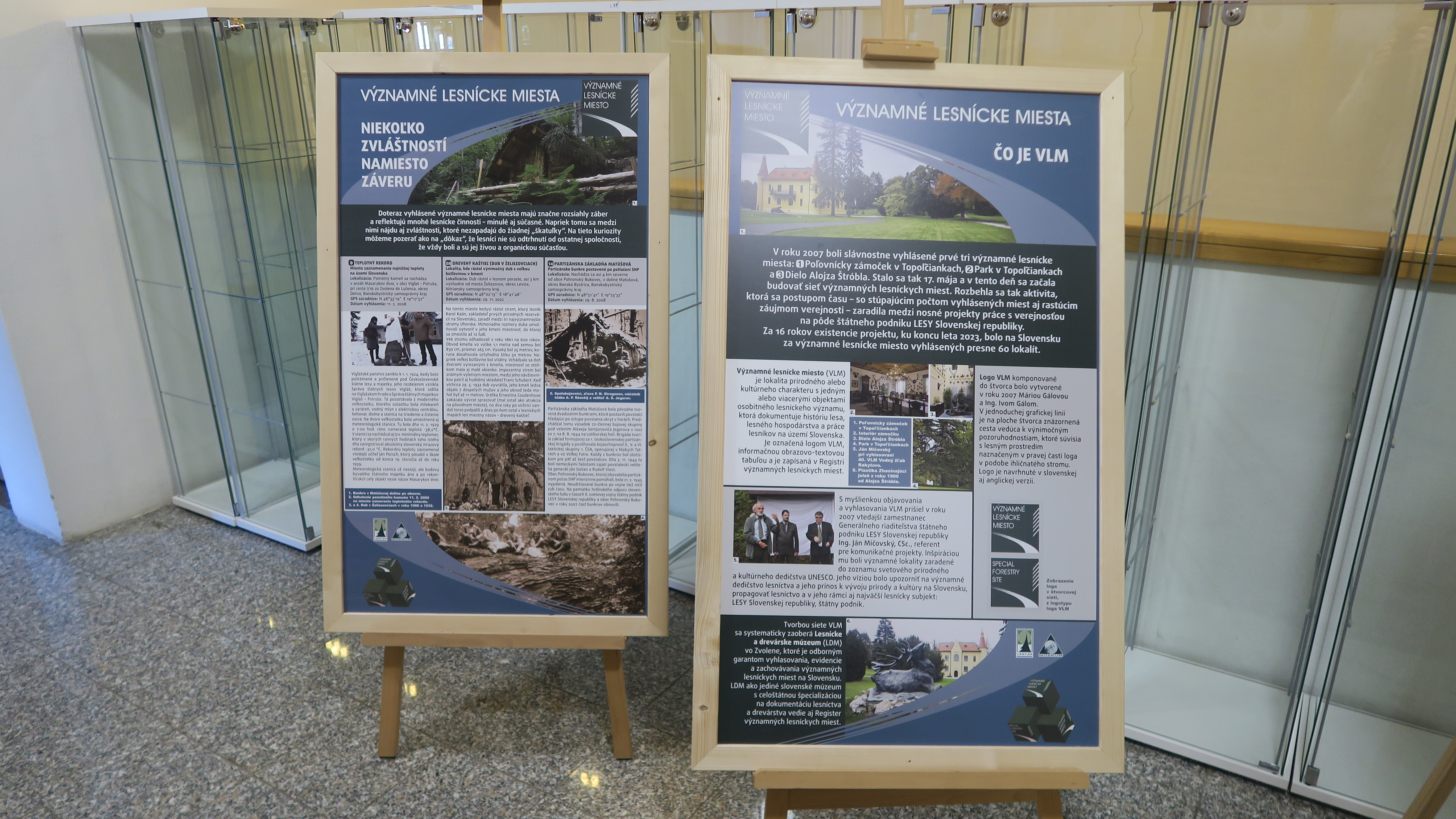 Výstava Významné lesnícke miesta Výstava Významné lesnícke miesta