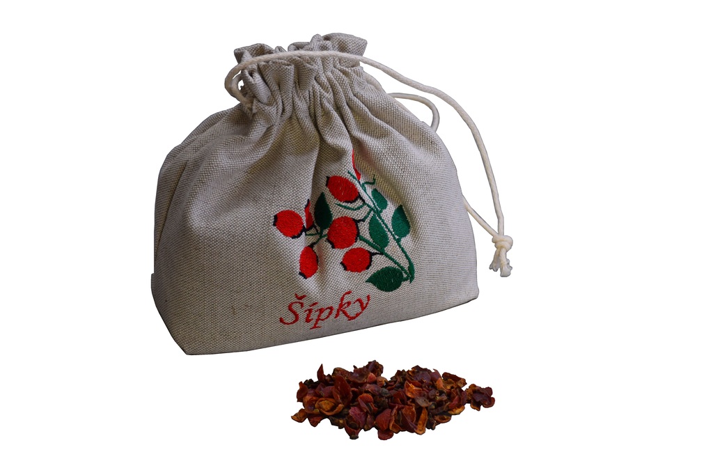 Dužina šípková 500 g bavlnené vrecúško Dužina šípková 500 g bavlnené vrecúško